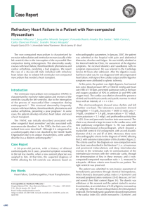Refractory heart failure in a patient with non