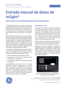 InSight Manual Data Entry - Spanish