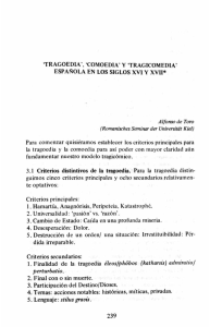 `tragoedia`. `comoedia` y `tragicomedia` española en los siglos xvi y xvii