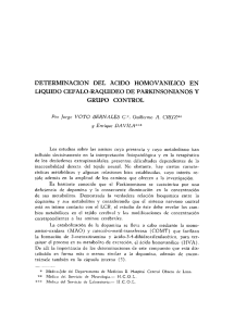 liquido cefalo—raquideo de parkinsonianos y