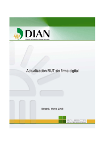 Actualización RUT sin firma digital