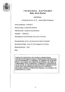 Sentencia TS sobre la ilegalidad de pedir número - Comfia-CCOO