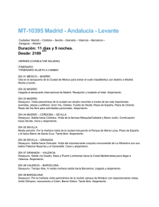 MT-10395 Madrid - Andalucia - Levante