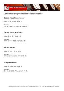 2014, Como crear progresiones armónicas diferentes