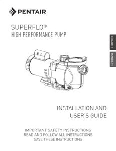superflo® high performance pump