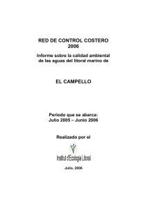 red de control costero 2006 el campello