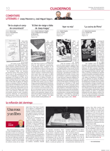 Reseña en El Periódico Mediterráneo (20-4-2014).