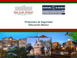 Protocolos de seguridad para alumnos, padres y maestros Ed. Básica