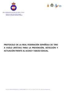 Protocolo de la RFETAV para la prevención, detección, y actuación