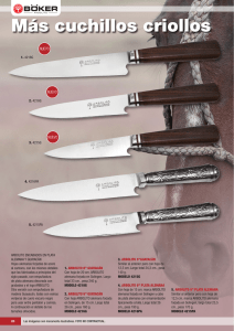 Más cuchillos criollos