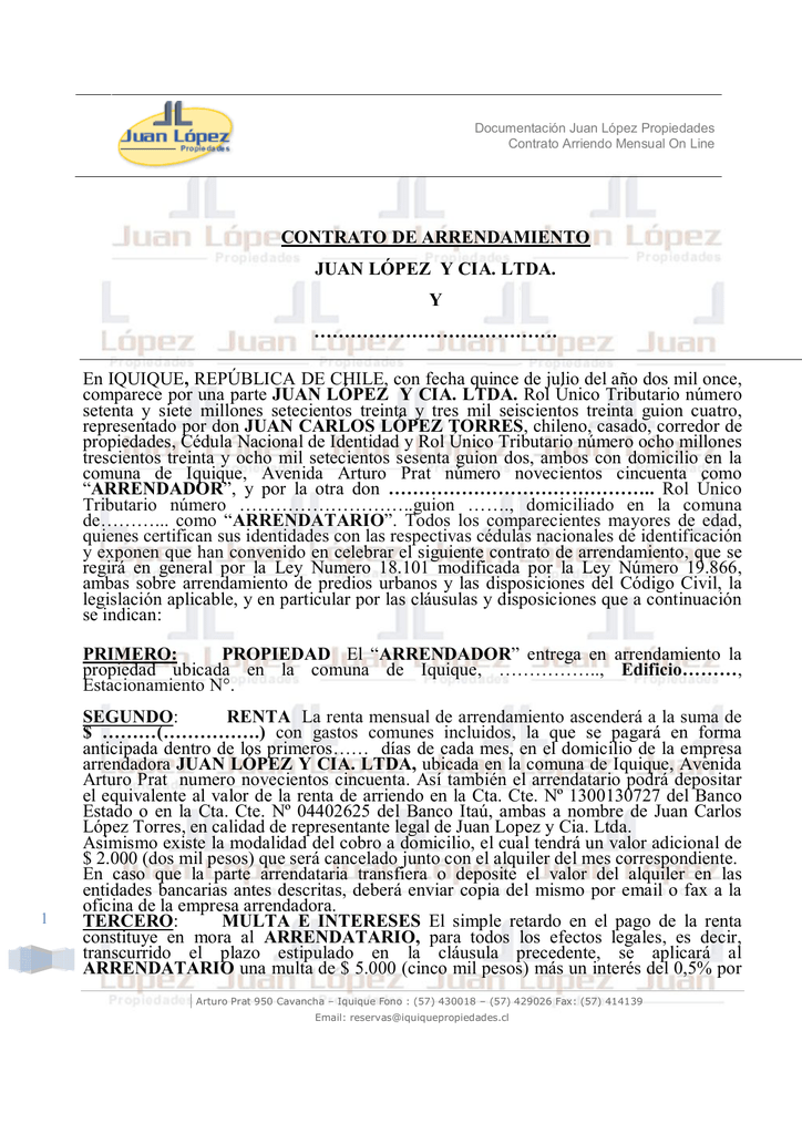 Modelo Carta Certificada Termino De Contrato De Arriendo 