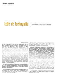 lxtle de lechuguilla - revista de comercio exterior