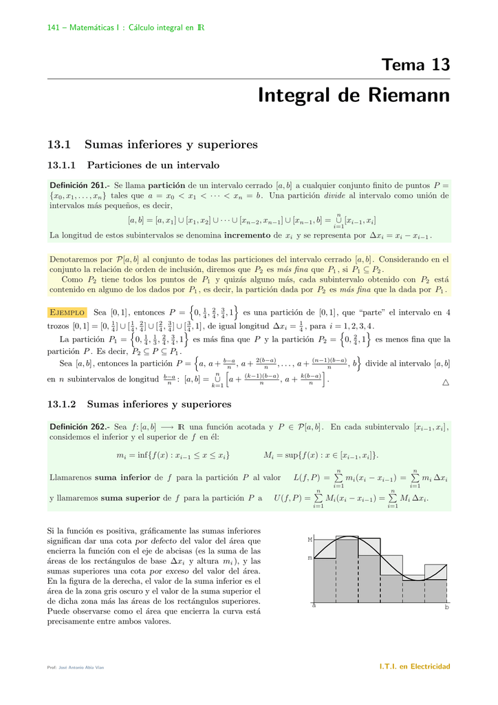 Integral Definida