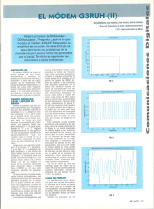 Módem proviene de MODulador— DEModulador... Pregunta: ¿qué