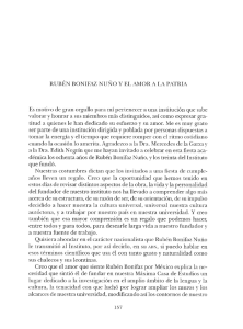 rubén bonifaz nuño y el amor a la patria