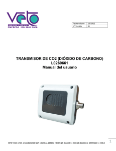 TRANSMISOR DE CO2 (DIÓXIDO DE CARBONO)