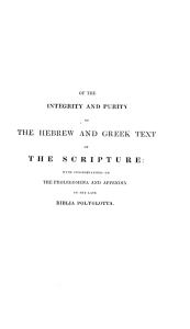 the scripture - Digital Puritan Press
