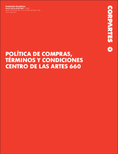 POLÍTICA DE COMPRAS, TÉRMINOS Y CONDICIONES CENTRO