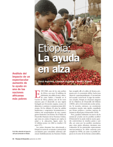 Etiopía: La ayuda en alza
