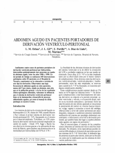 abdomen agudo en pacientes portadores de derivación ventrículo