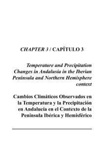 Capítulo 3. Cambios Climáticos Observados en la Temperatura y la