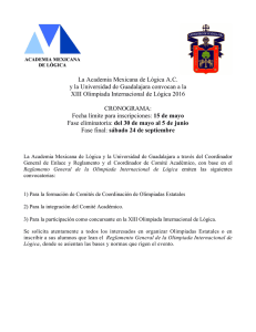 La Academia Mexicana de Lógica A.C. y la Universidad de