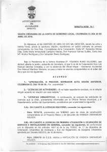 Extracto_JGL_15_26-4-2016 - Ayuntamiento de Aljaraque