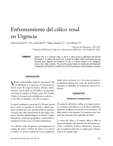 Enfrentamiento del cólico renal en Urgencia