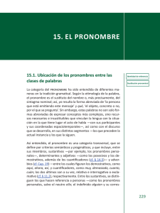 15. EL PrONOMbrE