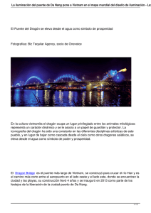 La iluminación del puente de Da Nang pone a Vietnam en el mapa