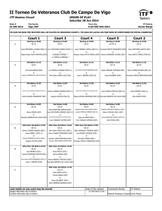 ITF Seniors Tournament Planner