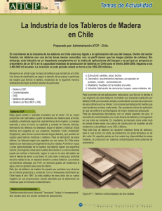 La Industria de los Tableros de Madera en Chile