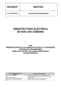 arquitectura eléctrica bi-van can com2000 - Service Box