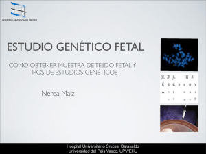 2-Estudio genético fetal.key