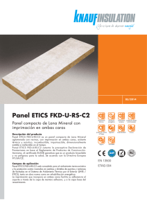 Panel ETICS FKD-U-RS-C2