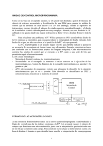 unidad de control microprogramada