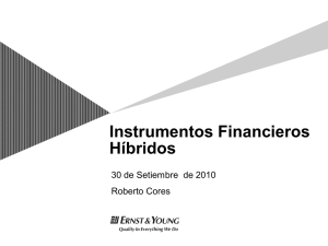 Instrumentos Financieros Híbridos