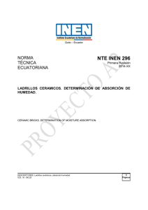 NTE INEN 296 - Servicio Ecuatoriano de Normalización