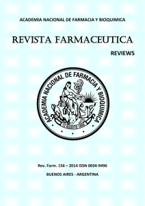Rev. Farm. vol. 156 nº1-2 - academia nacional de farmacia de