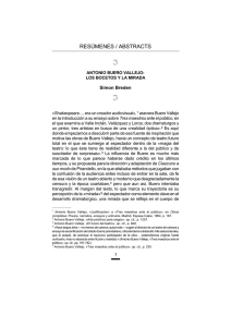 Antonio Buero Vallejo: Los bocetos y la mirada.
