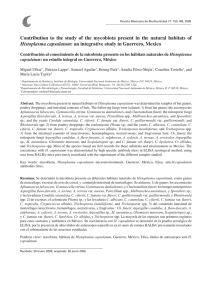 Contribution to the study of the mycobiota present in the natural