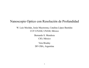 Nanoscopio Optico con Resolución de Profundidad