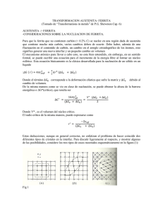 TRANSFORMACION AUSTENITA- FERRITA (Tomado de