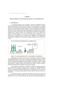 Bases genéticas de los materiales de base y de reproducción