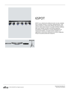 6SPOT es un sistema de cambios de color con seis unidades que