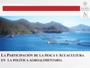 La participación de la pesca y acuacultura en la política