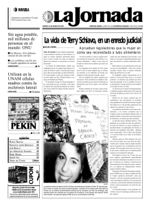 La vida de Terry Schiavo, en un enredo judicial - La Jornada