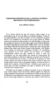 VERSIONES ESPA&Ntilde;OLAS DE LANOVELA SAT&Iacute;RICA BRIT&Aacute;NICA