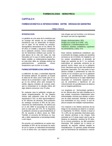 farmacologia geriatrica capítulo 5 - Facultad de Medicina