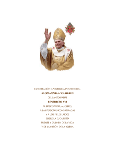 SACRAMENTUM CARITATIS BENEDICTO XVI